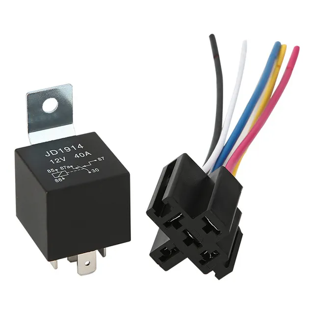 Relay Relevador 5 Patas 12v 40a