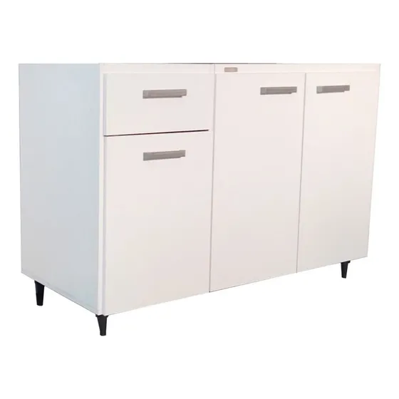 Platinum 30050 Cocina Color Blanco Bajo Mesada 1,20m