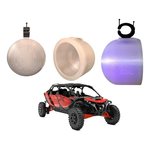 Par X2 Base Marina 8  Traslúcido, Polaris, Rzr, Komander,