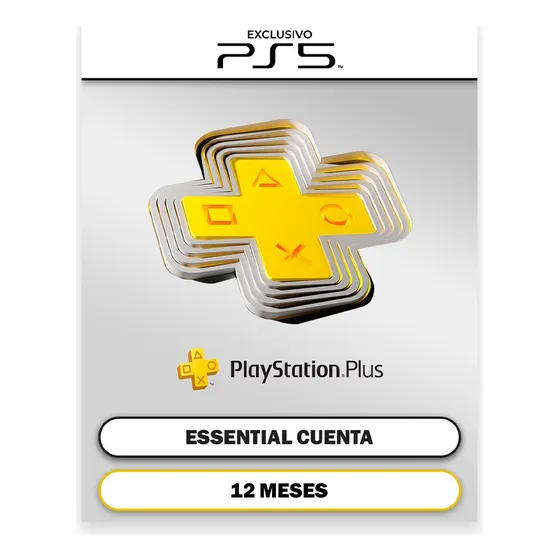 12 Meses Sony Ps Plus Essential Ps5 Latinoamérica