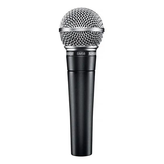 Micrófono Shure Sm Sm58-lc Dinámico Cardioide Gris Oscuro/plateado