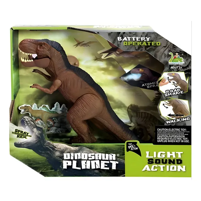 Dinosaurio Planet Luz Y Sonido Caja
