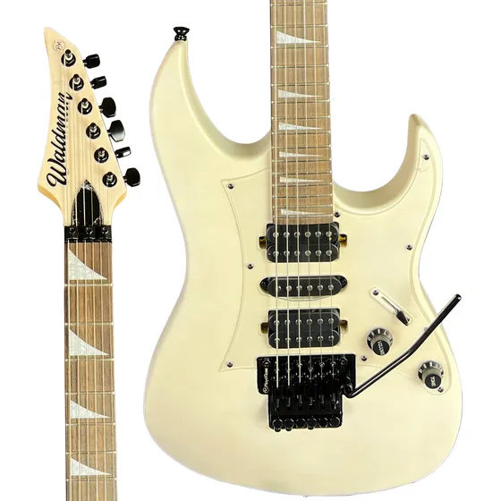 Guitarra Superstrato Waldman Wig450x Twhs Floyd Rose Material Do Diapasão Laurel Orientação Da Mão Destro