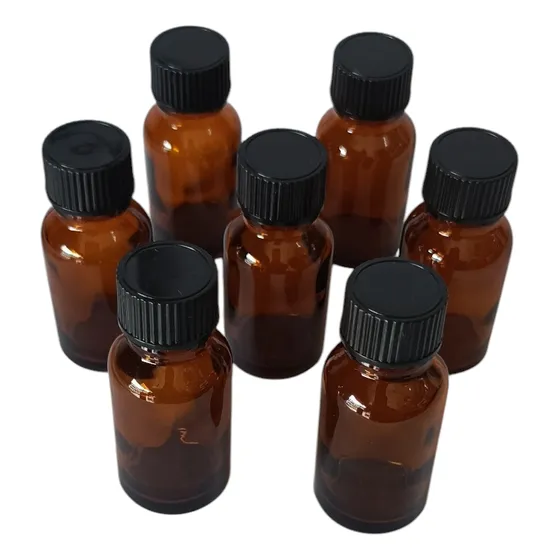 Frascos De Vidrio Ambar 15 Cc