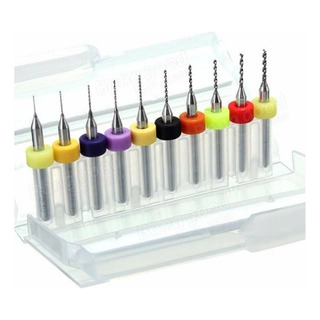 Kit 10 Brocas 0.3-1.2mm Uso En Pcb Joyería Cnc O Mototool Kit 10 Brocas 0.3-1.2mm Uso En Pcb Joyería Cnc O Mototool