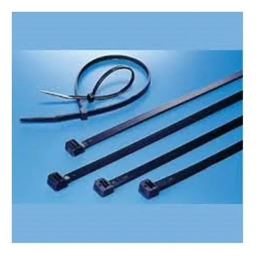 Cinta Amarre Trip 4 PuLG X 2,5 Mm Fermetal Negro (100 Unid)