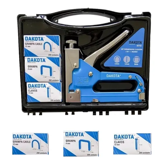 Engrapadora Clavadora Profesional Dakota Setce Color Azul