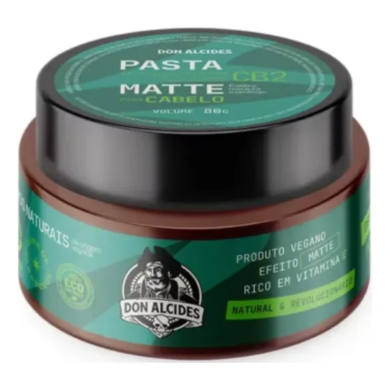Pomada Matte Ozonizada Don Alcides Cb2 80g Ativos Naturais