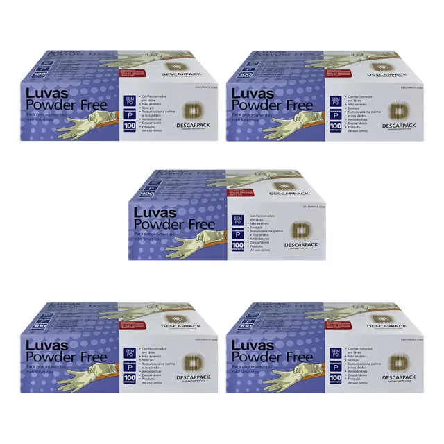 Luva Procedimento Não Cirúr. Látex S/ Pó Descarpack 500un M