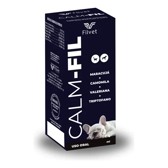 Calmfil 30ml P/ Cães Agitados Agressivos | Latido Excessivo