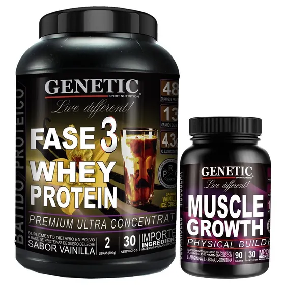 Crecimiento Músculos Marcados Proteina Muscle Growth Genetic