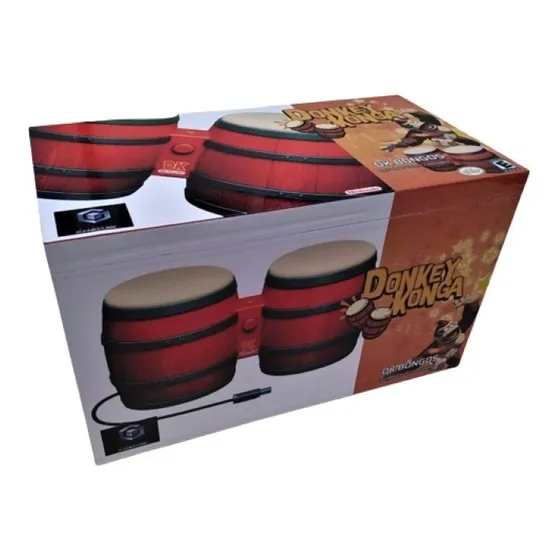 Caixa De Madeira Mdf  Donkey Konga Nintendo Game Cube 