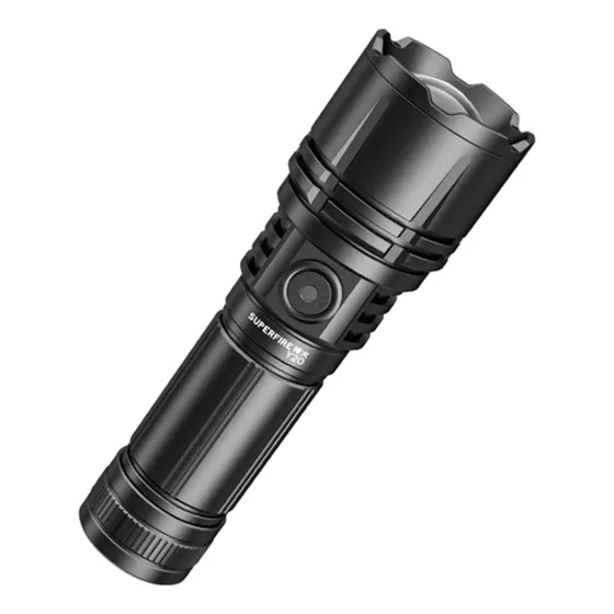 Linterna Superfire Y20 Led 1200 Lum Larga Distancia 800 Mts