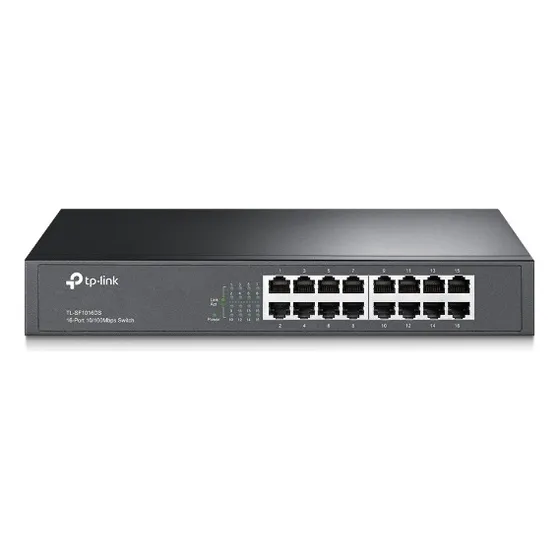 Switch 16 Puertos 10 / 100mbps Tl-sf1016ds Rack Tp-link