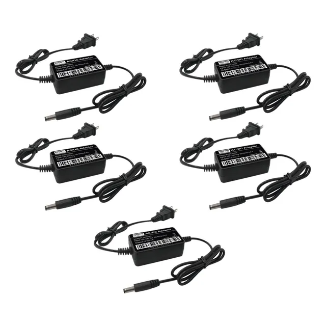 5 Fuentes De Poder Pl-dc-1000t De 12vcd 1a Con Cable Y Clavi