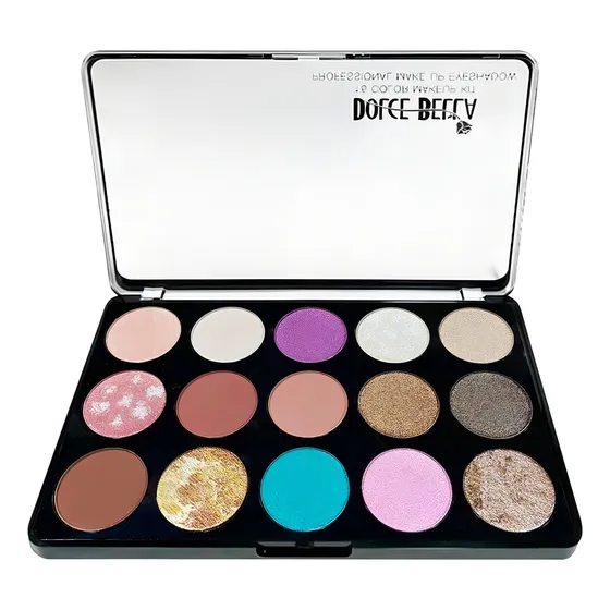 Paleta De Sombras 15 Colores Dolce Bella Maquillaje Belleza Color De La Sombra Gb1508-02