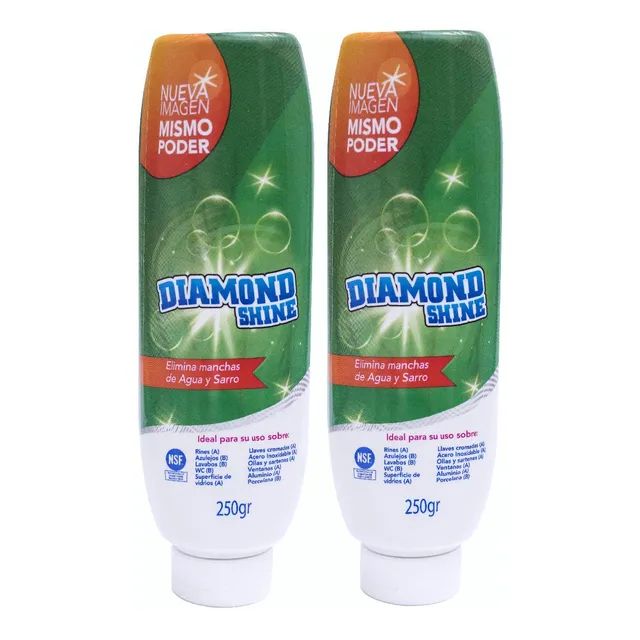 Quita Sarro,manchas De Agua,vidrios, Diamond Shine 2 Pack