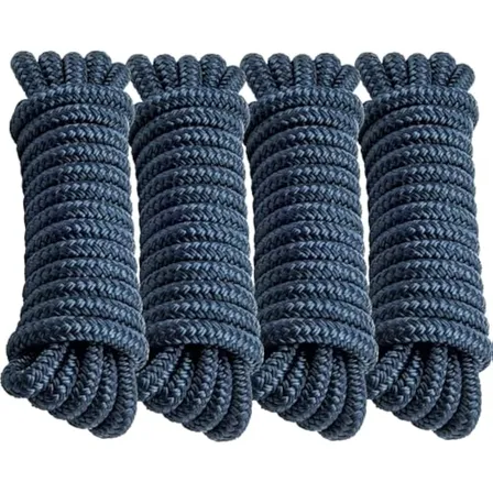 Líneas De Muelle Propeltech 1/2  X 15' Para Barcos - 4 Pack