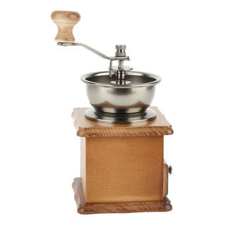 Molinillo De Frijoles Vintage Con Manivela, Madera Maciza, M Molinillo De Frijoles Vintage Con Manivela, Madera Maciza, M