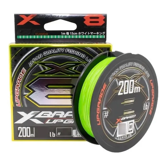 Linha Multifilamento Ygk X-braid Upgrade X8 200m Diversas Cor 60lb