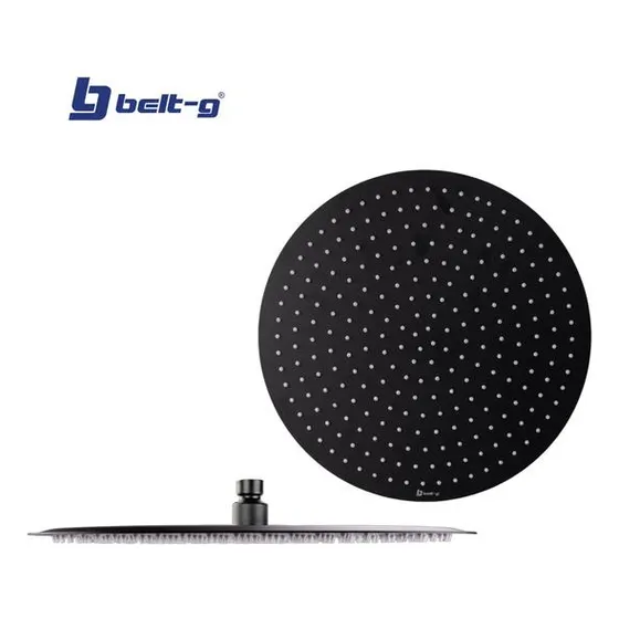 Regadera Anticalcarea 16'' Ultra Plana Redonda Black Belt G