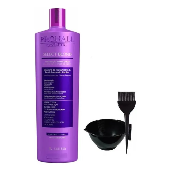 Prohall Blonde 1 Litro Selagem + Kit Aplicaçao