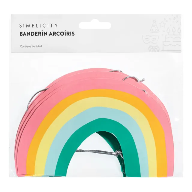 Banderín Simplicity Arcoiris