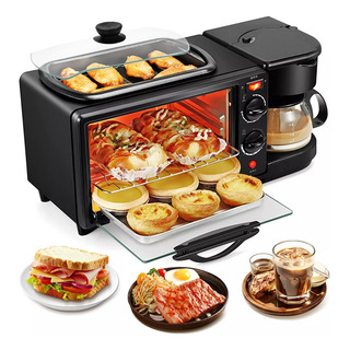 Para Cocina Freidora De Aire 3 En 1, Mini Horno Y Cafetera Para Cocina Freidora De Aire 3 En 1, Mini Horno Y Cafetera