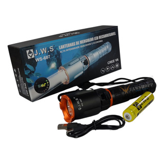 Lanterna De Mergulho Profissional Led Cree V6 Longo Alcance Lanterna De Mergulho Profissional Led Cree V6 Longo Alcance