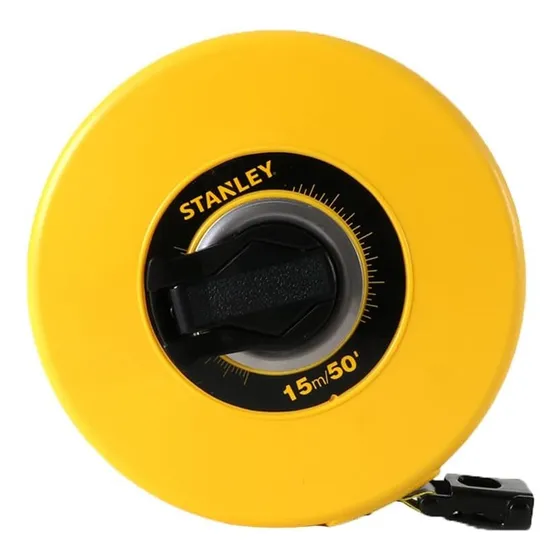 Cinta Métrica Larga Reforzada Fibra De Vidrio 15mts Stanley