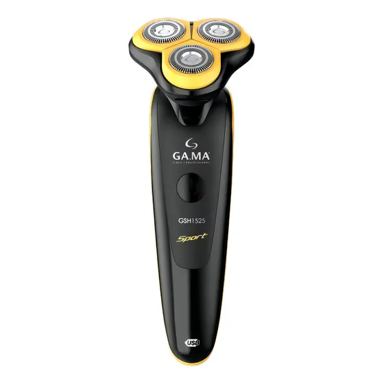 Afeitadora Gama Gch 1525 Sport Amarilla Inalámbrica Color Negro