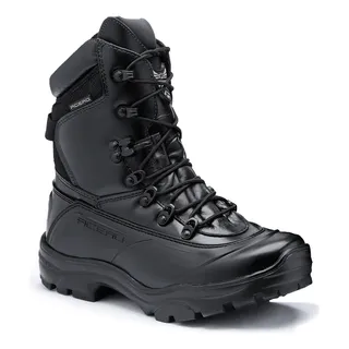 Bota Militar Acero Tiger Pró Com Ziper Lado Couro Cano Médio Bota Militar Acero Tiger Pró Com Ziper Lado Couro Cano Médio