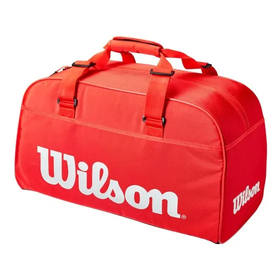 Bolso Tenis Wilson Deportivo Porta Accesorios Bolsillos Color Rojo