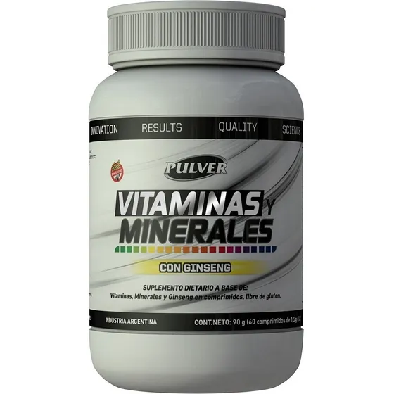 N°1 Multi Vitaminas Pulver Minerales Fuerza Energía Sin Tacc