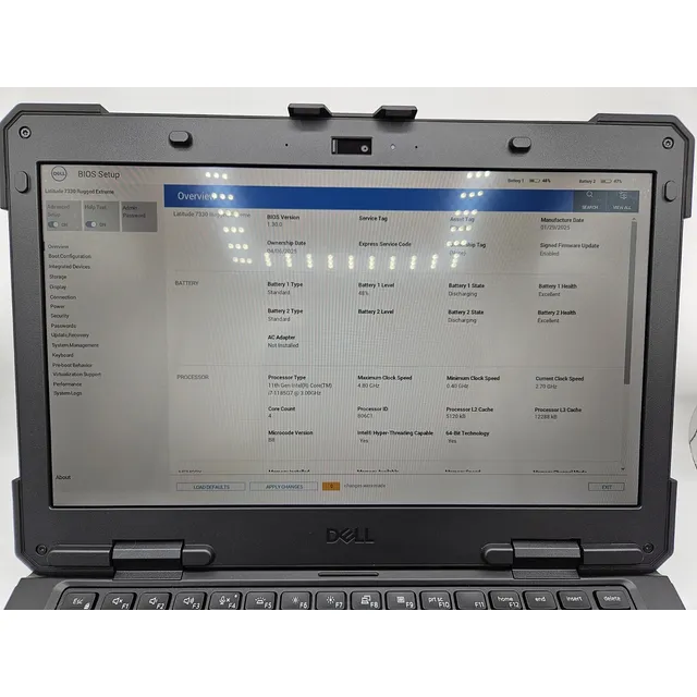 Notebook Dell Militar Core I5 11va Generacion