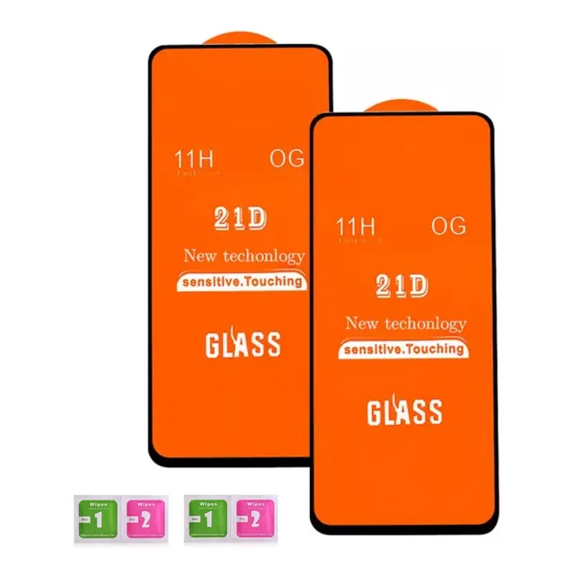 Pack 2 Und, Mica De Vidrio Completa Para Lg K41s/ K51s/ K61s