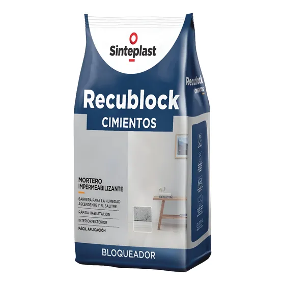 Recublock Cimientos 5kg Para Humedad