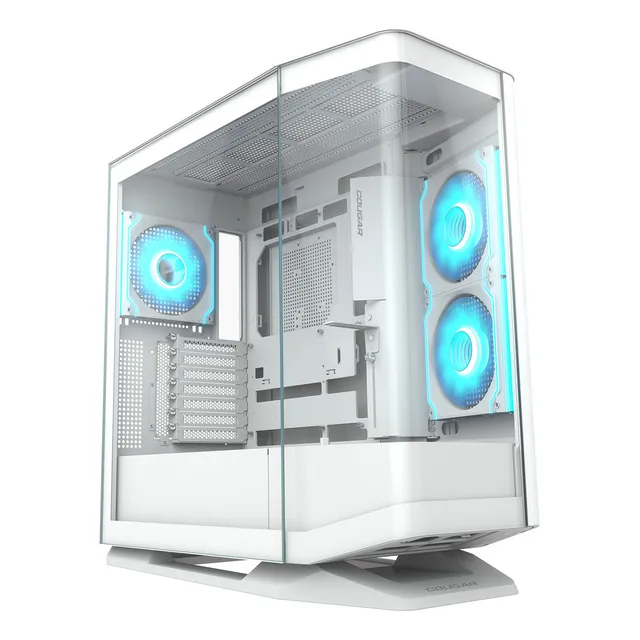 Gabinete Gamer Cougar Fv270 Rgb White Color Blanco