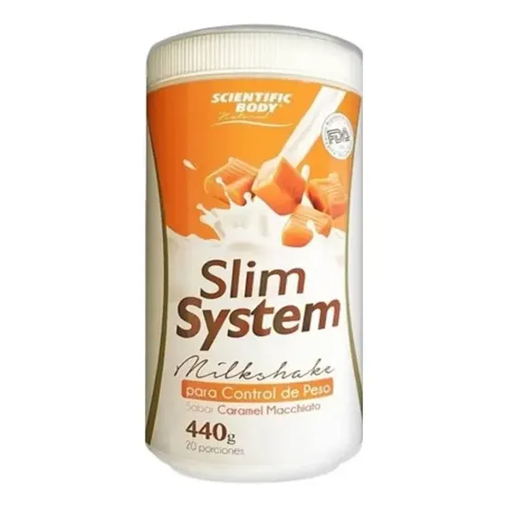 Slim System 440 Gr Scientific Body Milkshake Sabores Sabor Caramel Mocchiato