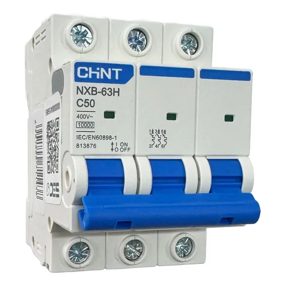 Interruptor Automatico Trifasico 3x50a 10ka Curva C - Chint