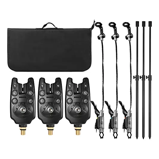 Kits De Indicadores De Mordida De Pesca Lixada, 3 Led Inalám