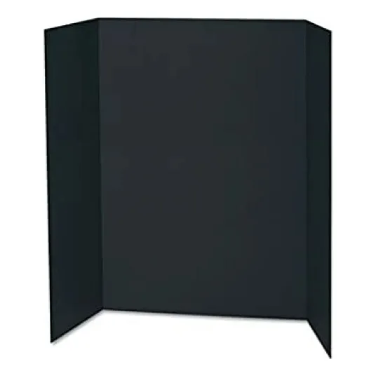 Carton Expositor Triptico Negro 102cmx71cm