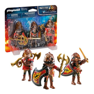 Figuras Armables Playmobil Novelmore 3 Bandidos De Burnham 18 Piezas 3+ Figuras Armables Playmobil Novelmore 3 Bandidos De Burnham 18 Piezas 3+