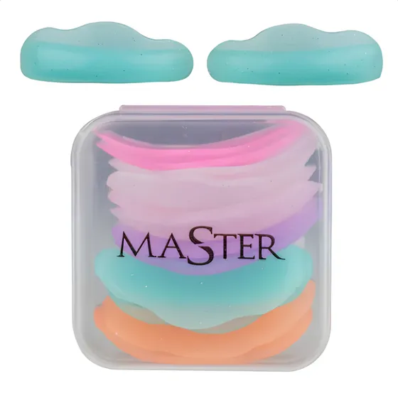 Pads (moldes) De Silicone Master Shine Coloridos 6 Pares