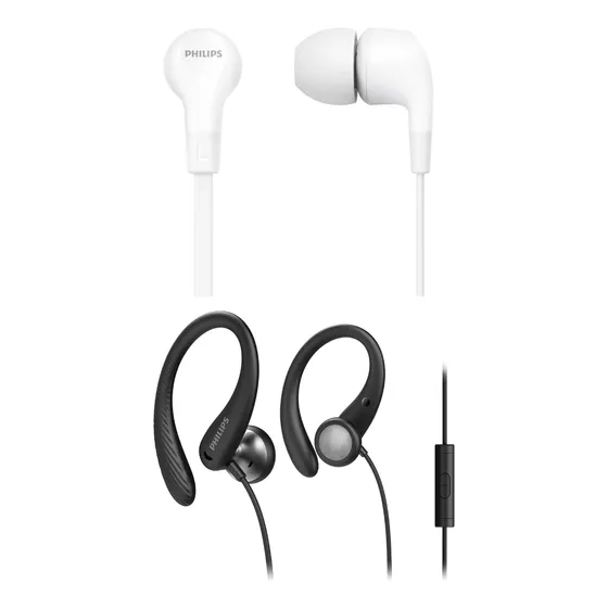 Combo Audífonos Intrauditivos Taa1105bk + Tae1105wt Aux3.5mm