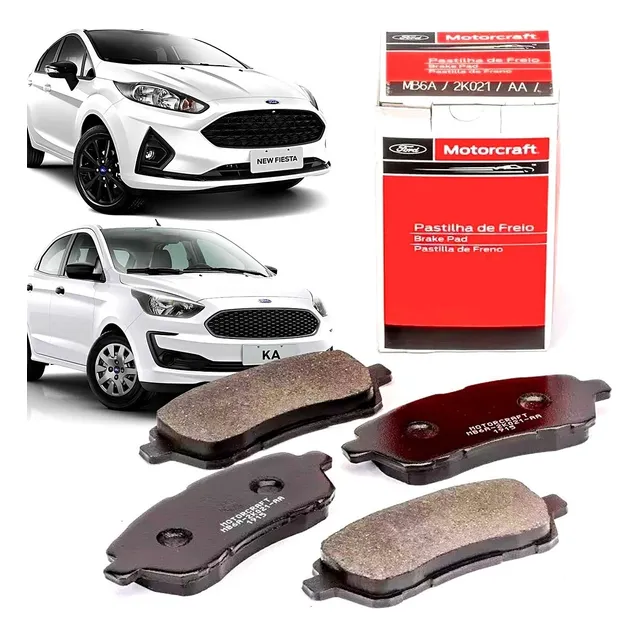 Jogo Pastilha Freio Original Motorcraft New Fiesta Ka Todos