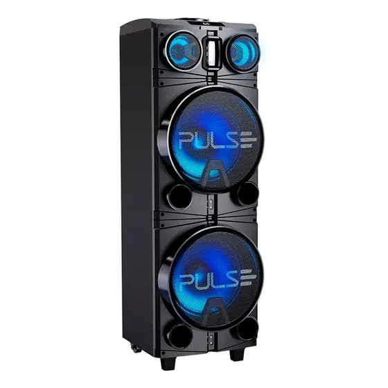 Caixa De Som Amplificada Pulse Torre Storm 2 1500w Rms
