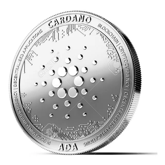 Souvenir Moneda Física Cardano Coleccionable Con Cápsula