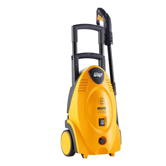 Lavadora de Alta Pressão WAP Bravo 2550 1700W Motor de Indução Amarela e Preta