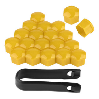Protector De Tuercas Amarillas Para Ruedas De Coche, 20 Piez Protector De Tuercas Amarillas Para Ruedas De Coche, 20 Piez